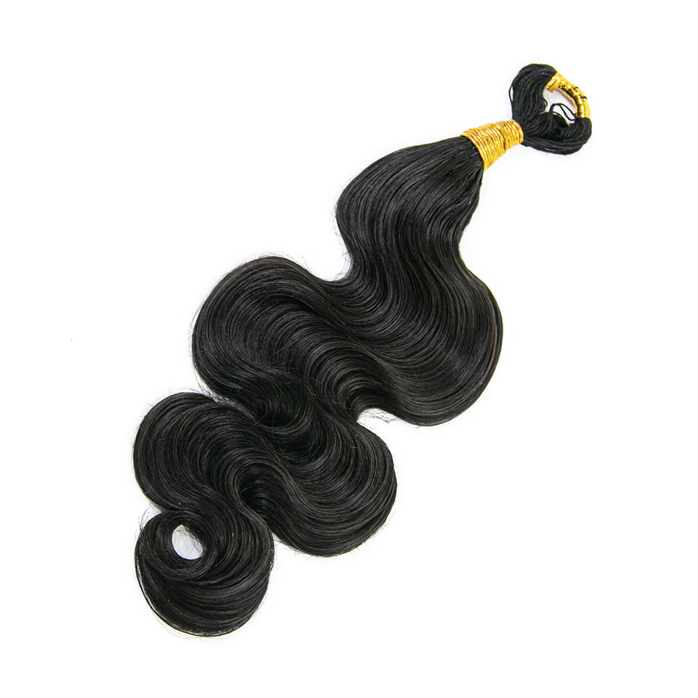 Body Wave Feathered Crochet Boho Hair Easy to Install - Image 5