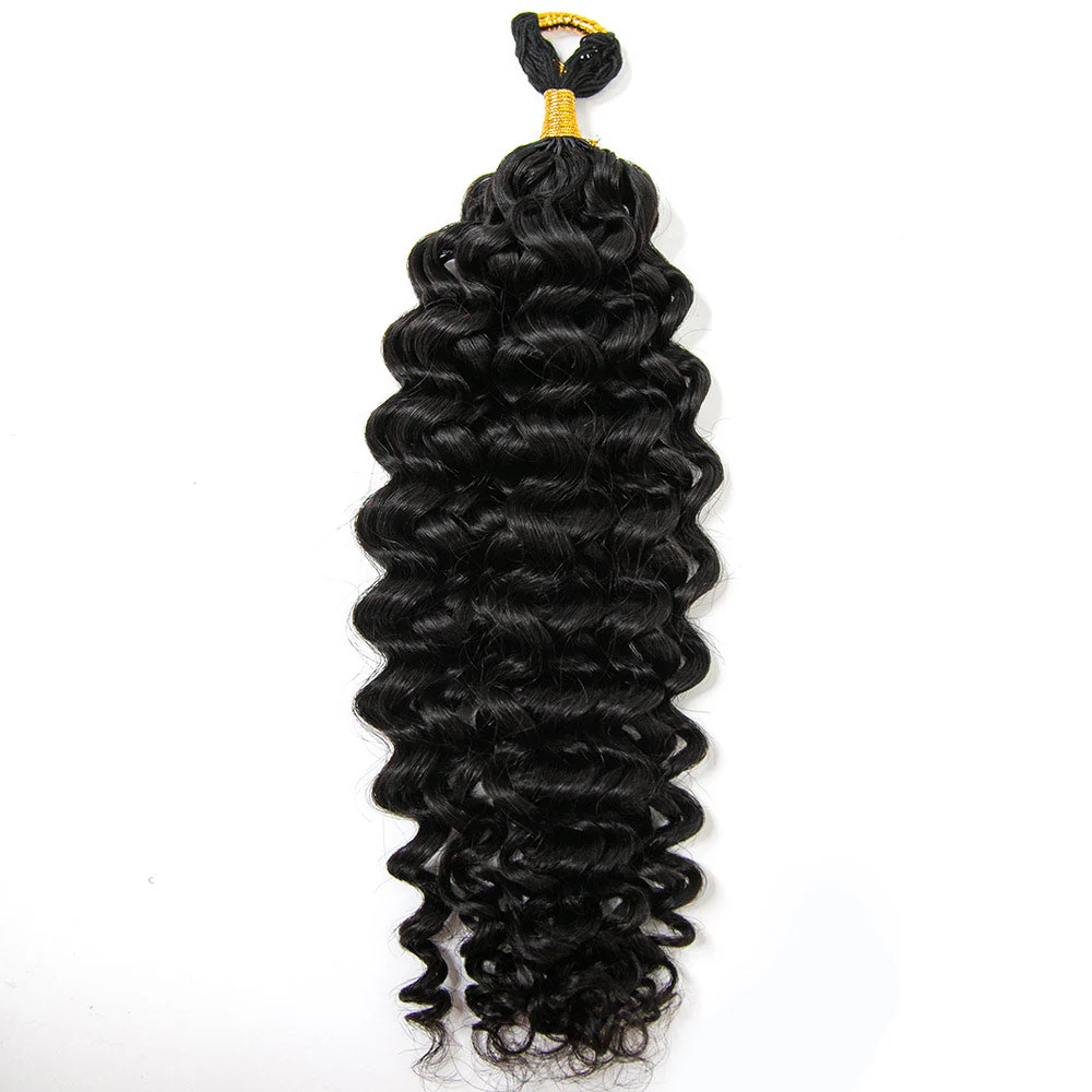 Spanish Curl Feathered Crochet Boho Hair - Image 4