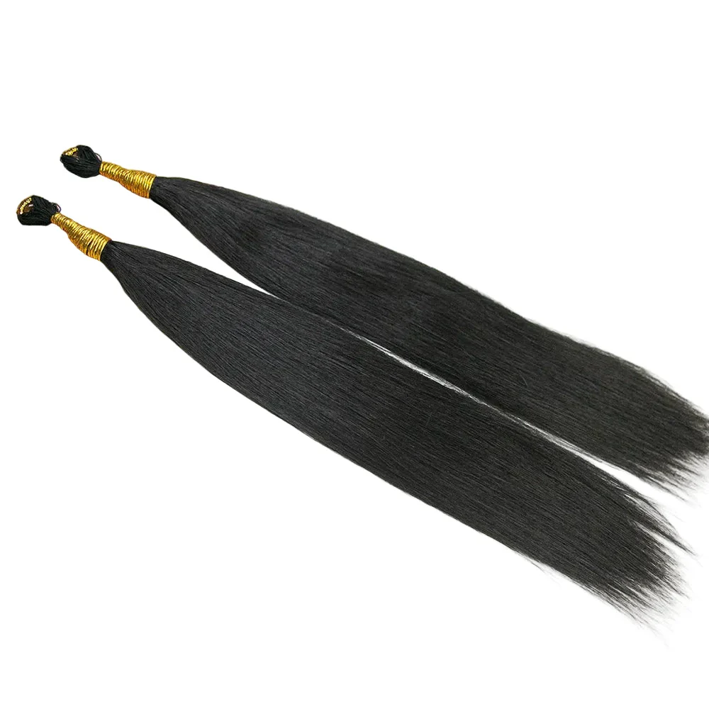Silk Straight Feathered Crochet Boho Hair - Image 10