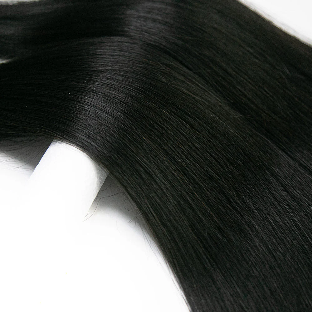 Silk Straight Feathered Crochet Boho Hair - Image 6