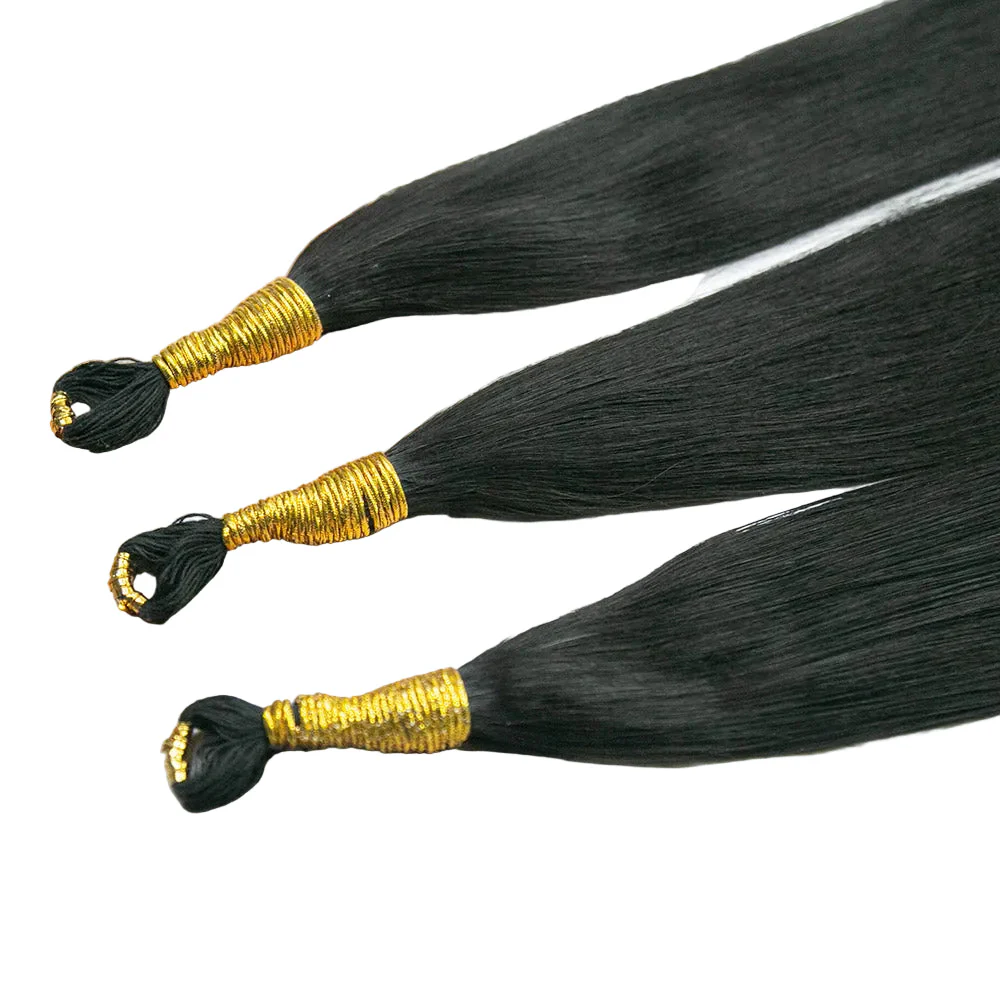 Silk Straight Feathered Crochet Boho Hair - Image 9