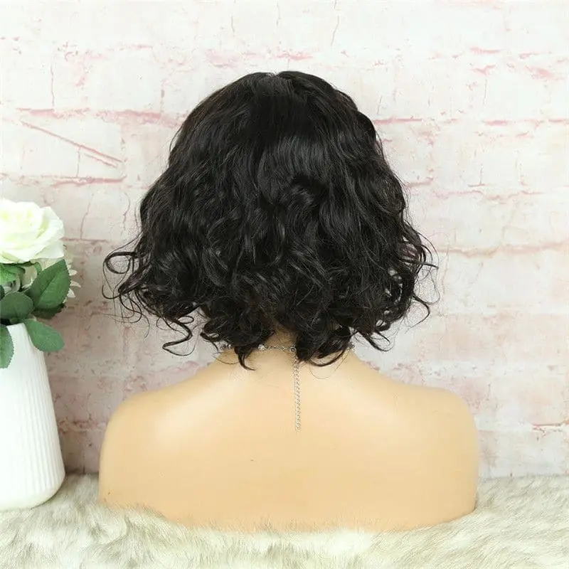 Headband Wig BOB Body Wave Human Hair HBWBO-1 - Image 5