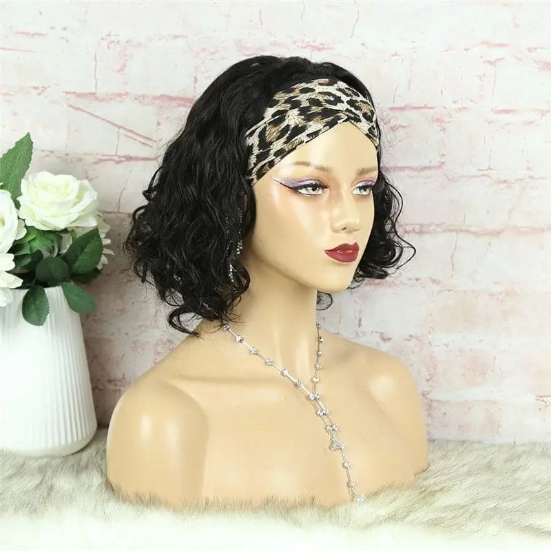 Headband Wig BOB Body Wave Human Hair HBWBO-1 - Image 7