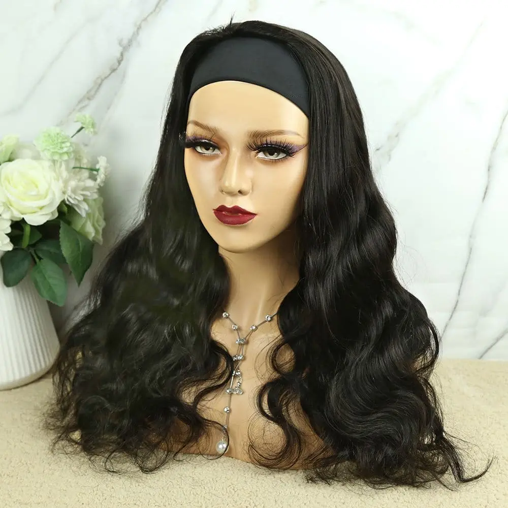 Headband Wig Body Wave Human Hair HBWB-2 - Image 3