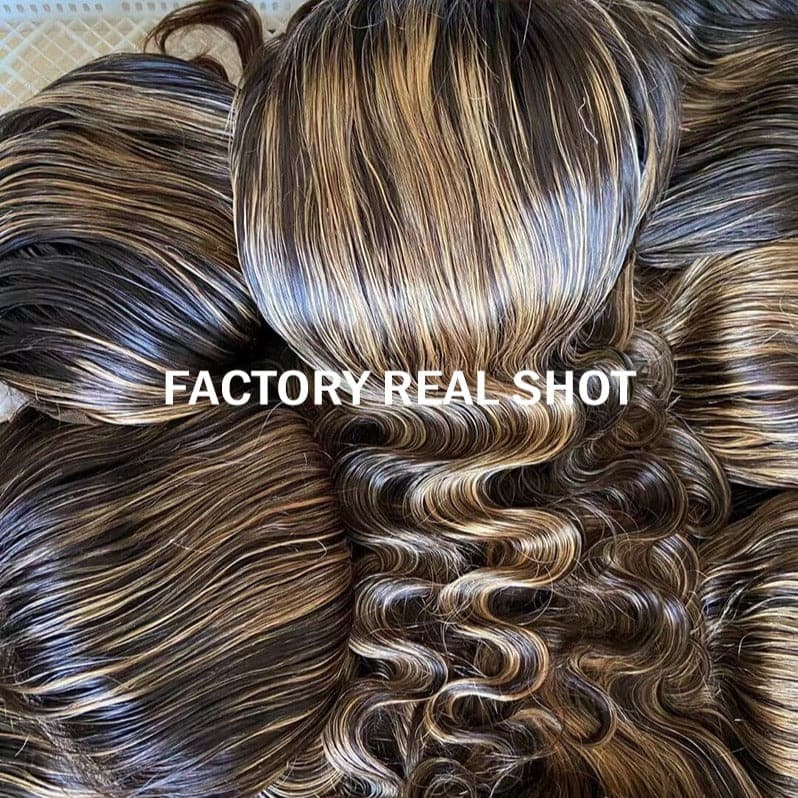 Highlight #4/27 Colored Body Wave Lace Front Wig BWLC - Image 7