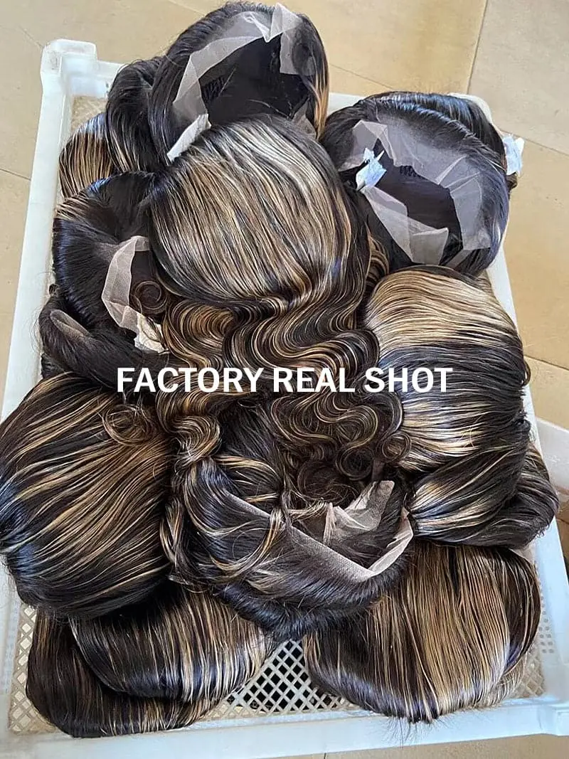 Highlight #4/27 Colored Body Wave Lace Front Wig BWLC - Image 8