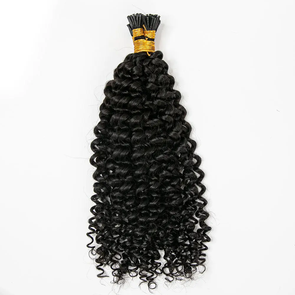 I TIP HAIR EXTENSION Deep Curly Human Hair - Image 9