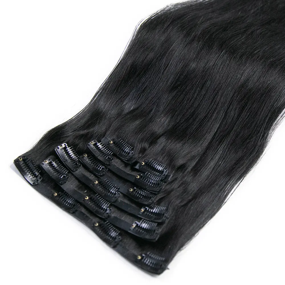 Invisible Silk Straight Seamless Clip-Ins - Image 8