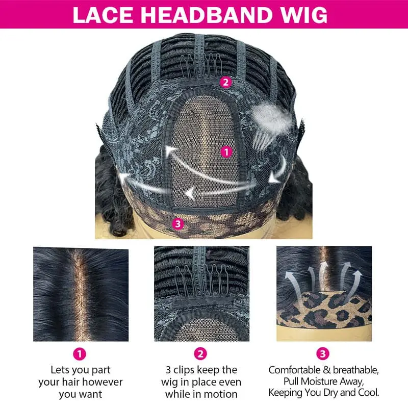 Lace Headband Wig Body Wave LHBW-2 - Image 8