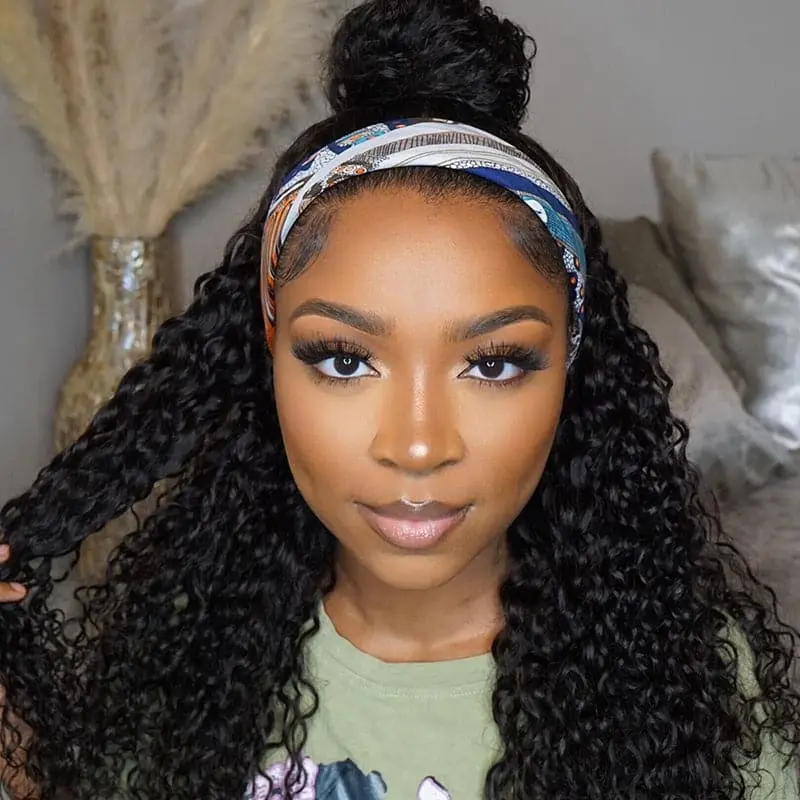 Lace Headband Wig Water Wave LHWW-1 - Image 3
