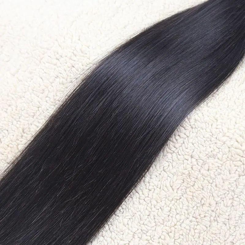 Micro Loop HAIR EXTENSION Silk Straight Human Hair - Image 4