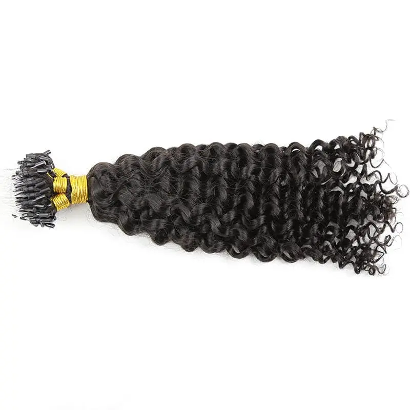 Micro Loop HAIR EXTENSION Water Wave Human Hair - Image 3