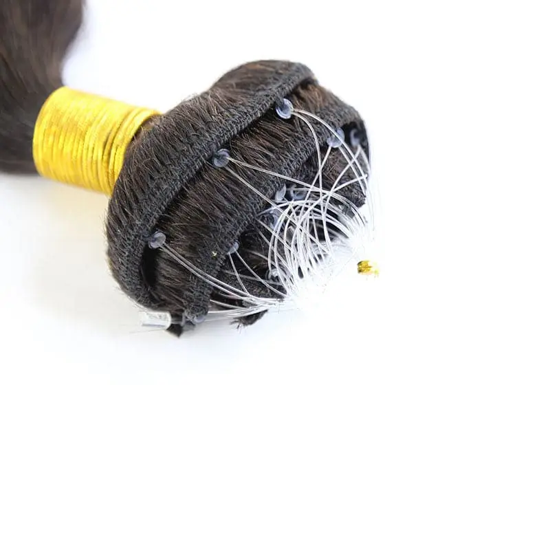 Pre-looped weft microlinks Body Wave Hair Extension - Image 5