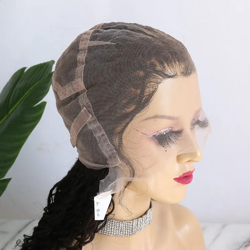 20"- 28" Transparent Lace Wig Human Hair Braided Wig With Baby Hair - Image 15