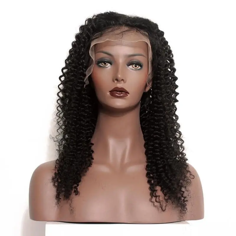 NEW Pre Plucked Kinky Curly 360 HD Lace Frontal Wig BWJ-1 - Image 3