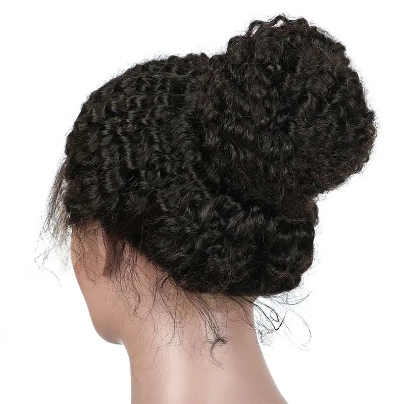NEW Pre Plucked Kinky Curly 360 HD Lace Frontal Wig BWJ-1 - Image 5