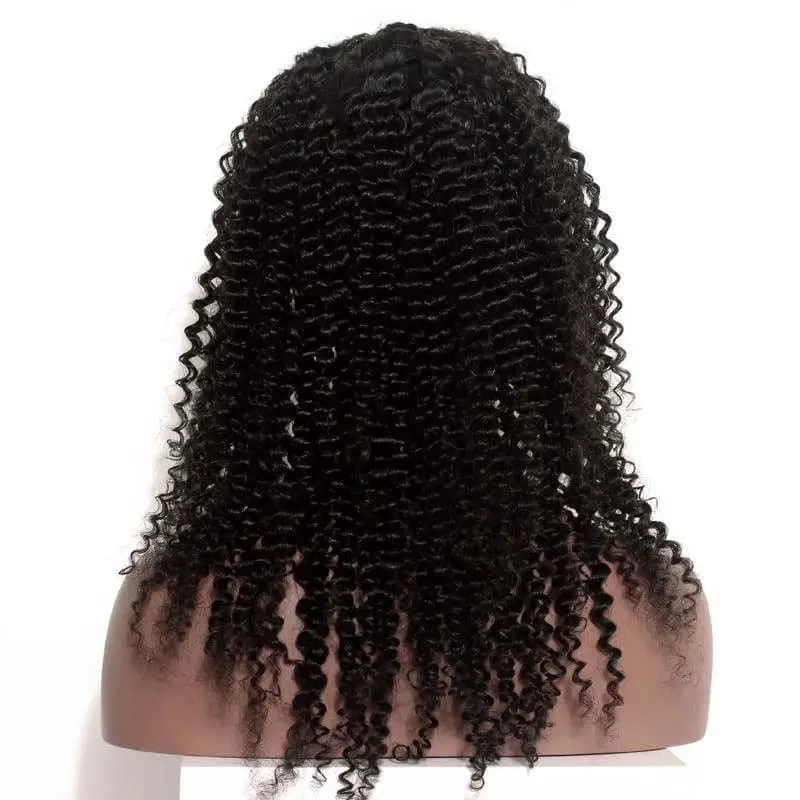 NEW Pre Plucked Kinky Curly 360 HD Lace Frontal Wig BWJ-1 - Image 7
