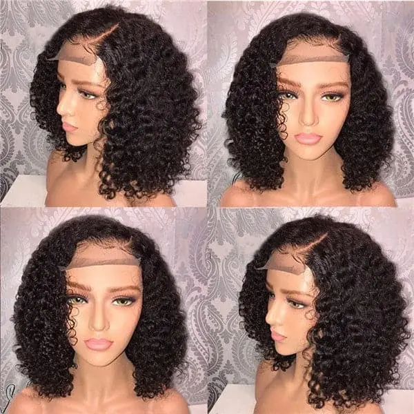 Pre Plucked Short BOB Tight Curly HD Lace Front Wig OBCD-2 - Image 6