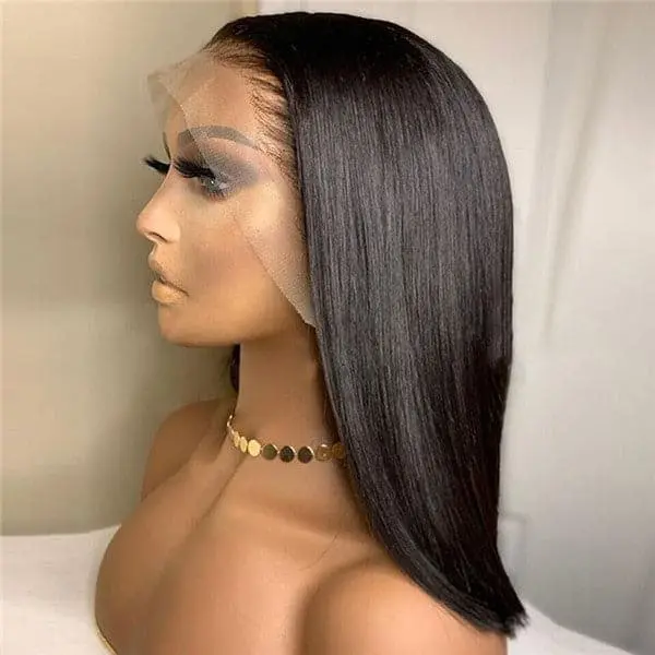Pre Plucked Silky Straight HD Lace Front BOB Wig OBCTB09 - Image 5