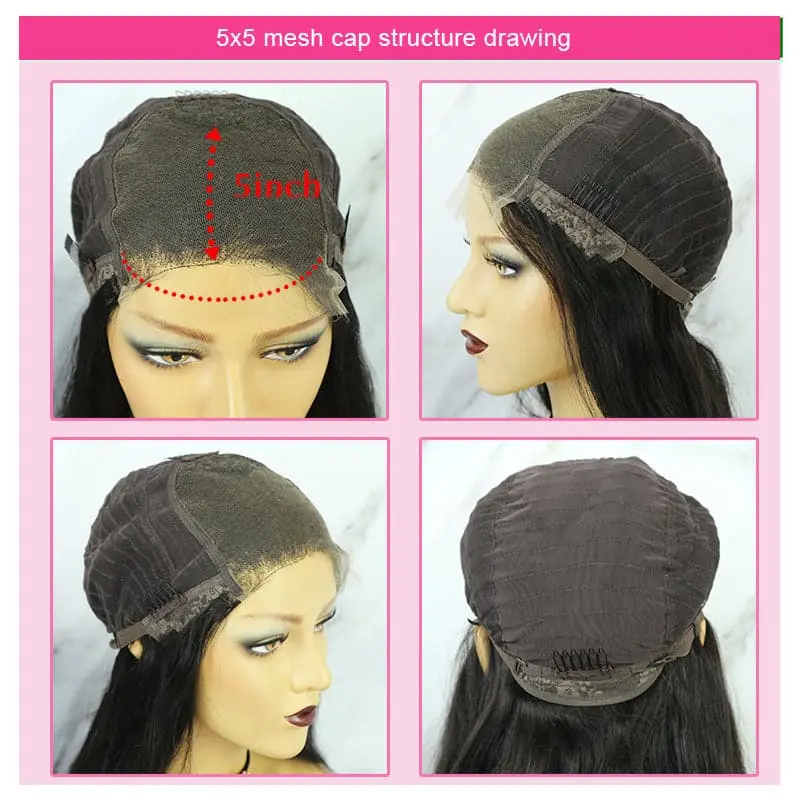 Pre Plucked Special Straight BOB Style HD Lace Front Wig  OBCTL02 - Image 6