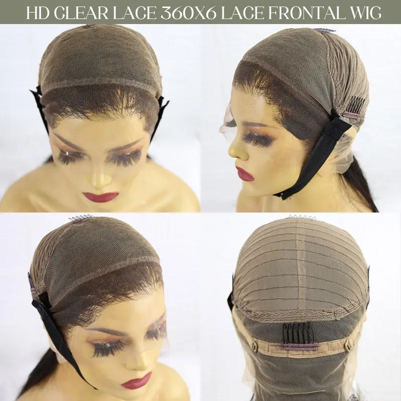 New Pre Plucked Wand Curly 360 HD Lace Frontal Wig WDC360 - Image 10