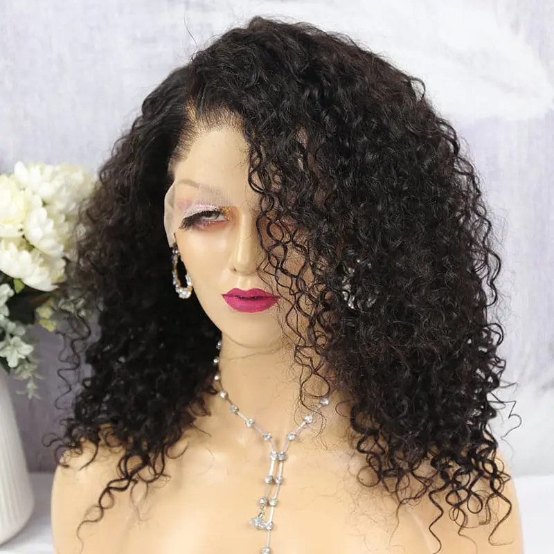 New Pre Plucked Wand Curly 360 HD Lace Frontal Wig WDC360 - Image 7
