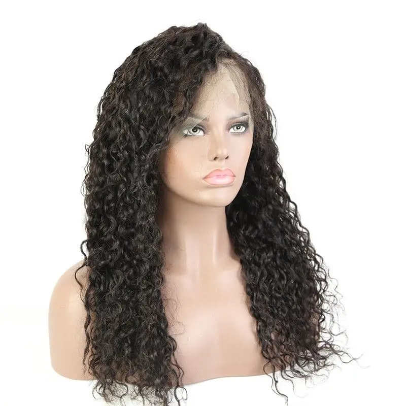 NEW Pre Plucked Water Wave 360 HD Lace Frontal Wig BWF-4 - Image 4