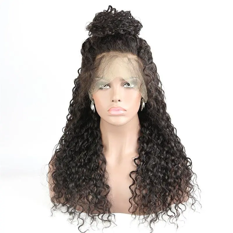NEW Pre Plucked Water Wave 360 HD Lace Frontal Wig BWF-4 - Image 6