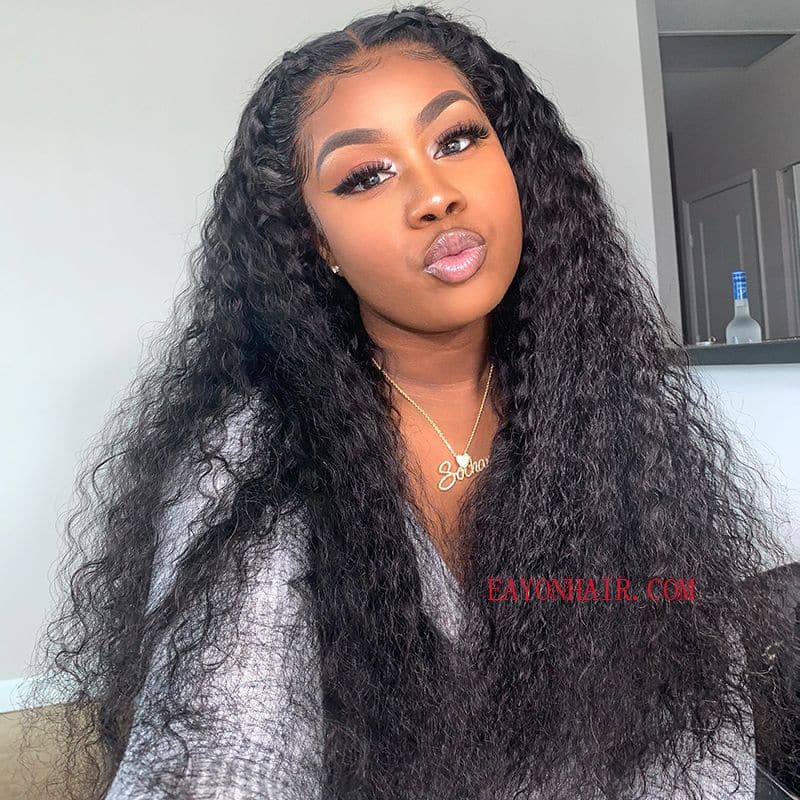 Pre Plucked Water Wave HD Full Lace Wig Human Hair BDF-Y2 - Image 3