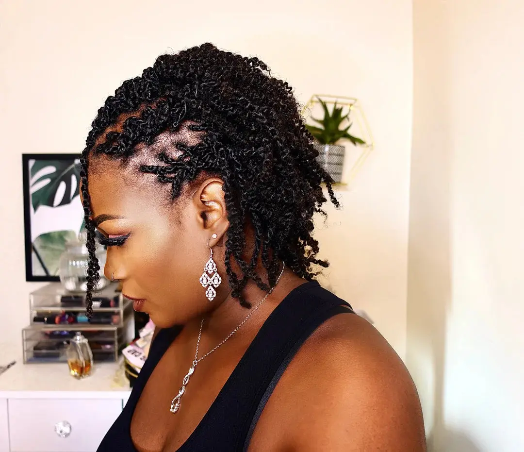 EAYON Pre-Separated Spring Afro Twists Human Braiding Hair Extensions - Image 5