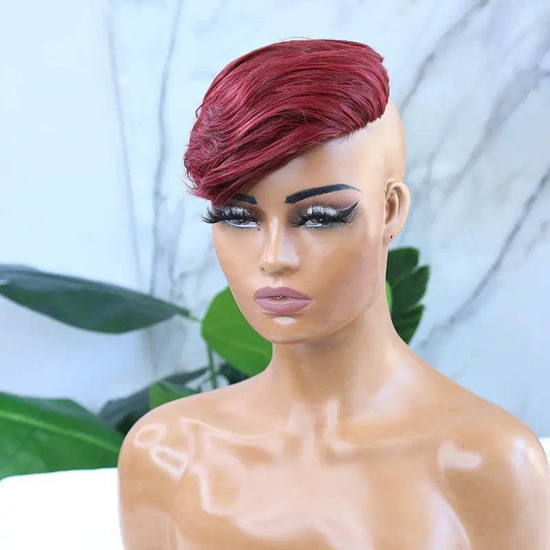 Removable Sideswept Quickweave Unit #99J Burgundy - Image 3