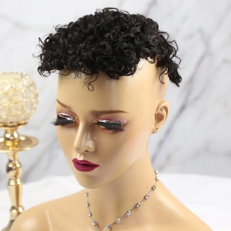 Removable Sideswept Curly Unit Natural Color - Image 3