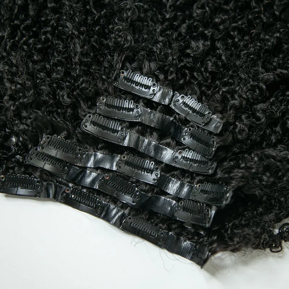 Seamless Clip-Ins Extensions Tight Curly - Image 3