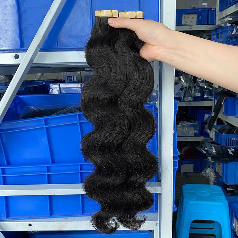 TAPE IN HAIR EXTENSION Body Wave Human Hair - Image 5