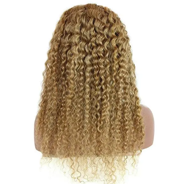 Transparent Lace #27 Honey Blonde Deep Wave 13x6 Lace Front Wig BBG-C9 - Image 4