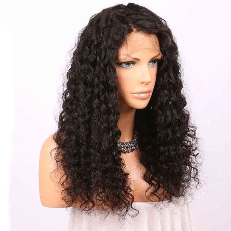 Transparent Lace Deep Curly 13x4 Lace Front Wig BBD-3 - Image 3