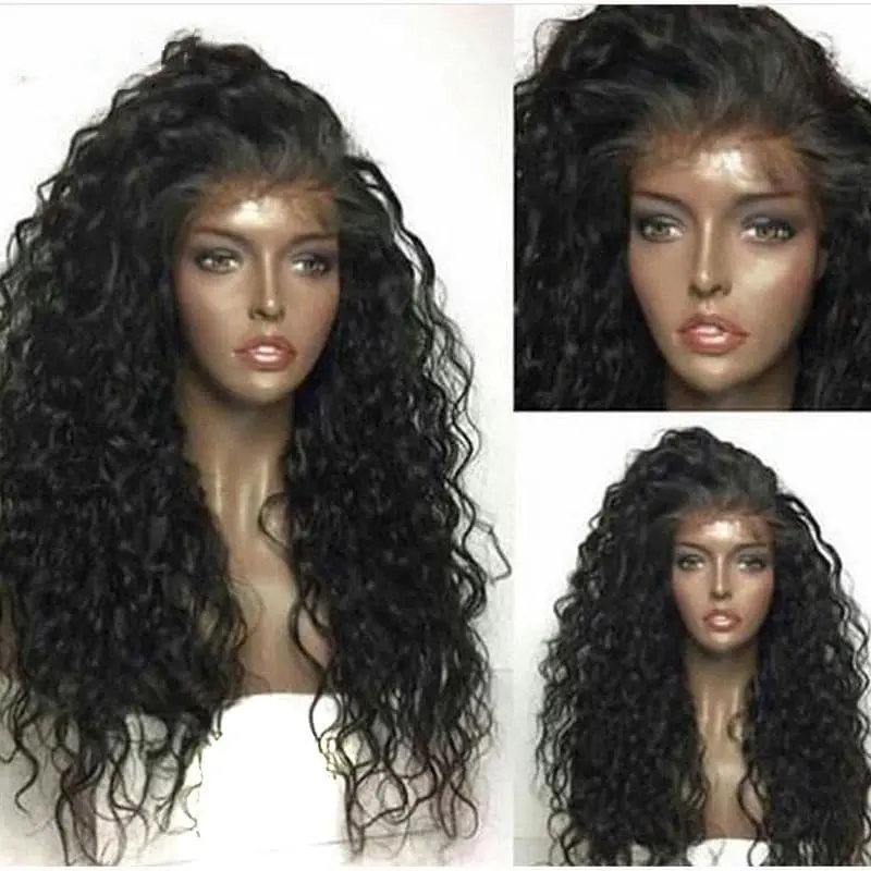 Transparent Lace Loose Curly 13x4 Lace Front Wig BBL-3 - Image 5