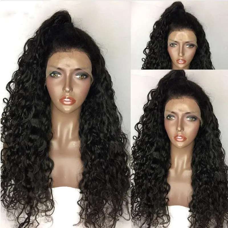 Transparent Lace Loose Curly 13x4 Lace Front Wig BBL-3 - Image 6