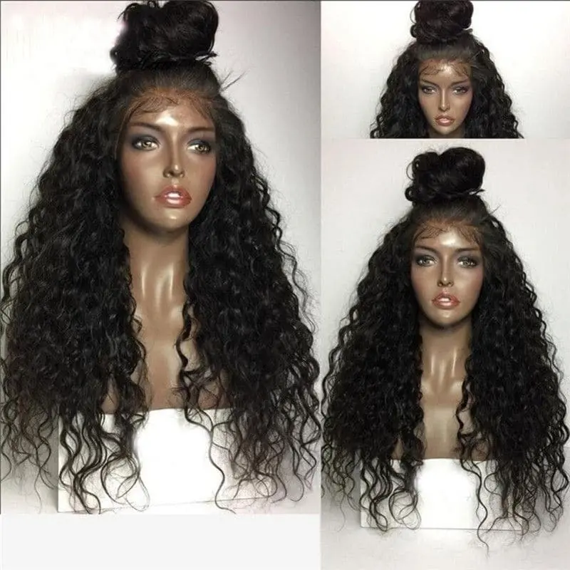 Transparent Lace Loose Curly 13x4 Lace Front Wig BBL-3 - Image 7