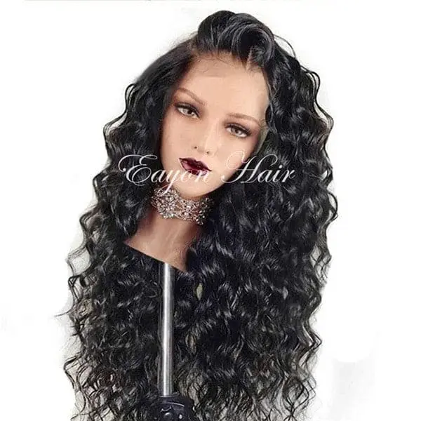 Transparent Lace Loose Curly 13x6 Lace Front Wig BCC-2 - Image 2