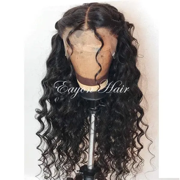 Transparent Lace Loose Curly 13x6 Lace Front Wig BCC-2 - Image 7
