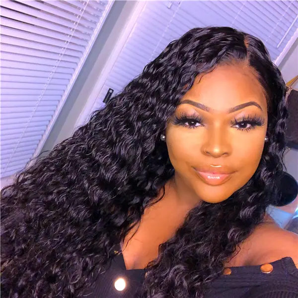 HD Clear Lace Loose Wave 13x6 Lace Front Wig BCF-5 - Image 3