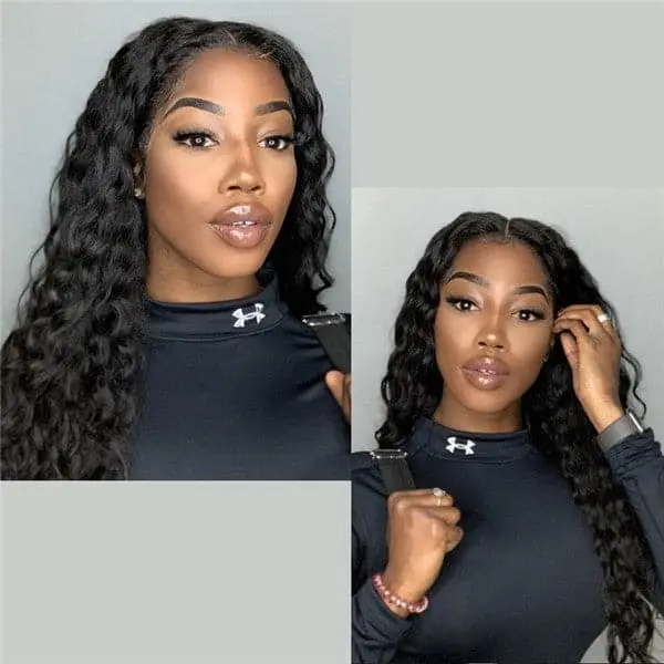 HD Clear Lace Loose Wave 13x6 Lace Front Wig BCF-5 - Image 4