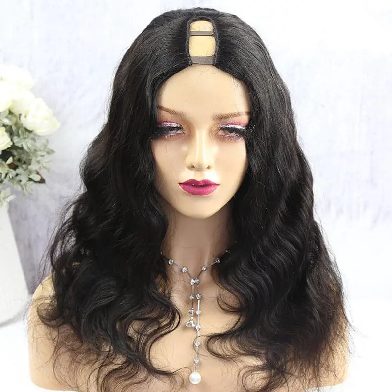 U Part Wig Body Wave Human Hair UBW-1 - Image 2