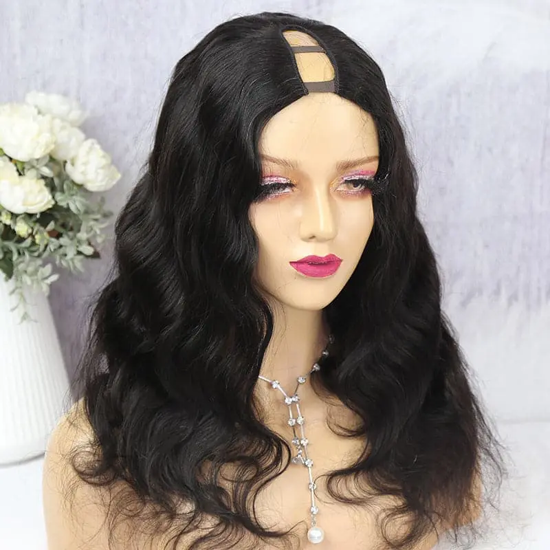 U Part Wig Body Wave Human Hair UBW-1 - Image 3
