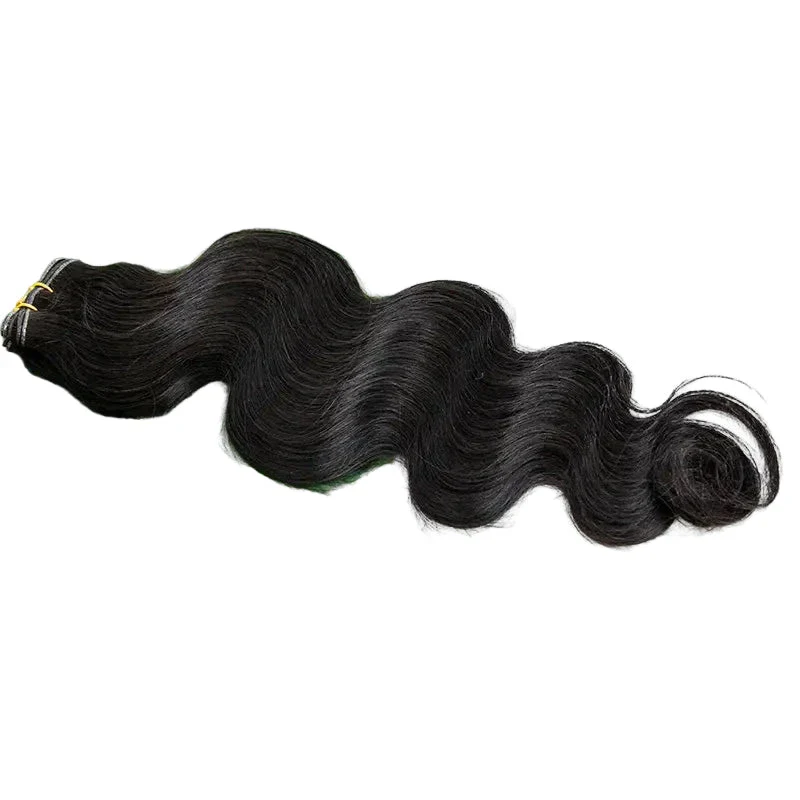 Ultra Thin Genius Weft Body Wave Human Hair Weaving - Image 2