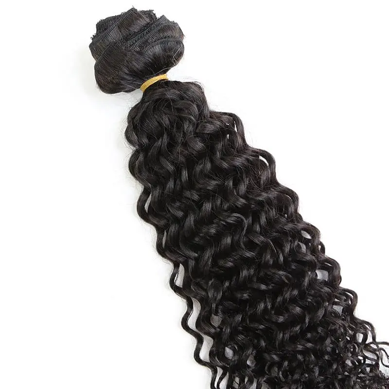 Microlink Beads Weft Kinky Curly Human Hair Extensions - Image 2