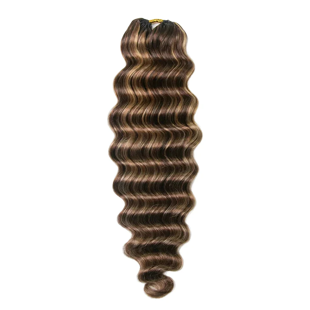 Wholesale-50 Strands Colored Loose Deep Wave Lightweight Crochet Human Hair - Image 2