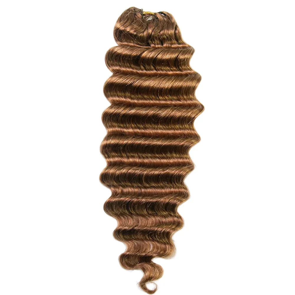 Wholesale-50 Strands Colored Deep Wave Lightweight Crochet Human Hair - Image 9