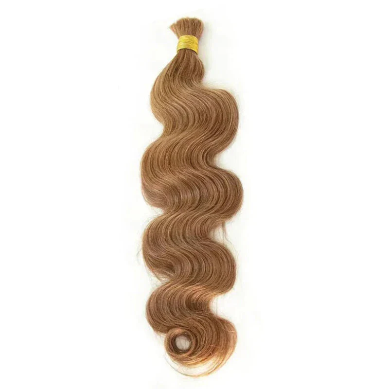 Wholesale-Colored Body Wave Bulk Human Braiding Hair - Image 3